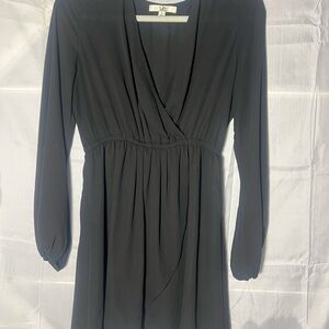 Urban Behav Black Wrap Dress